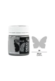 Rosa Farba akrylowa metaliczna silver 56 20ml