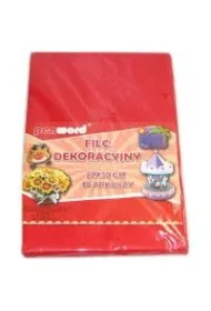 Polsirhurt Filc dekoracyjny czerwony 20x30 cm