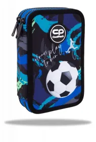 Coolpack, Pi�rnik podw�jny z wyposa�eniem Jumper 2 - Football Navy (F066967)