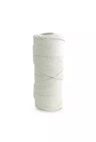 Dalprint Sznurek baweniany do makramy biay 3mm x 100m