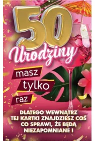 Yeku Karnet Urodziny z nak�adk� na butelk� 50