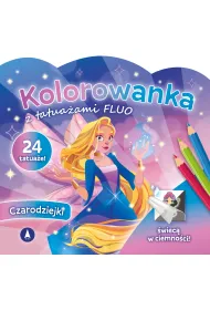 Malowanka 200X190 Kolorowanka z tatua�ami FLUO. Czarodziejki SKRZAT 078831 SK