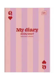 Interdruk Kalendarz szkolny 2026/27 B6 Pink Card
