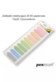 Penword Zakadki indeksujce 12x44mm 10x20szt papierowe