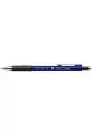Faber-Castell Owek automatyczny grip 1347 0,7mm niebieski metaliczny