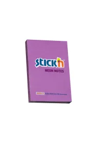 Stickn Notes samoprzylepny neon fioletowy 76x51 mm
