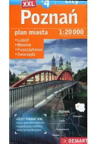 Plan miasta Pozna� +4 XXL 1:20 000