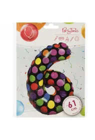 Arpex Balon stoj�cy 6 w kropki 61 cm