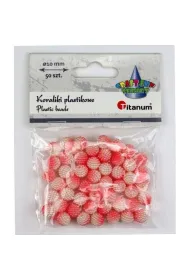 Titanum Koraliki plastikowe koralowe ombre 10mm 50 szt.