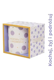 Be-Happy Gifts Kubek prezentowy Kochaj, �yj i podr�uj