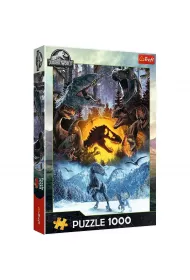 Puzzle 1000 W wiecie Parku Jurajskiego TREFL