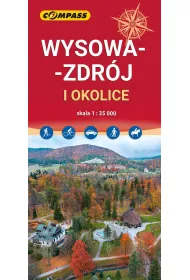Wysowa-Zdr�j i okolice. Mapa turystyczna w skali 1: 35 000