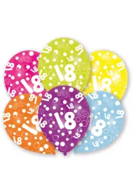Amscan Balon lateksowy 18 urodziny