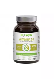 Biowen Witamina D3 4000 Suplement diety 120 kaps.