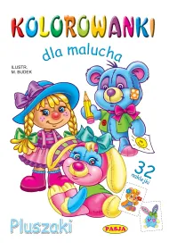 Kolorowanki dla malucha. Pluszaki