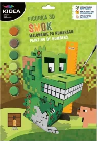 Malowanie po numerach - Figurka 3D Smok Derform