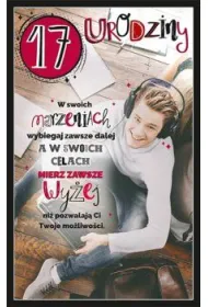 AbCard Kartka okoliczno�ciowa Urodziny 17 U95