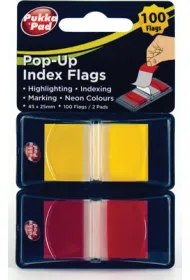 Pukka Pad Zak�adki indeksuj�ce 45 x 25 mm 100k.