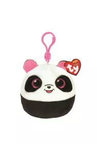 Ty Squishy Beanies Bamboo - panda 8,5cm brelok