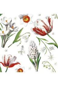 Serwetka papierowa 3warstwowa 33x33 kwiaty op20szt POL-MAK SDWI010101