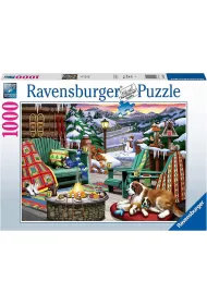 Puzzle 1000 el. Zimowy odpoczynek Ravensburger