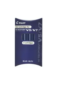 Pilot Naboje do V5/V7 niebieski 3 szt