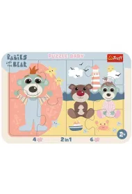 Puzzle ramkowe Baby 2w1 - S�odkie Bobaski Trefl