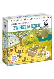 Puzzle obserwacyjne 54 el. Zwierz�ta dzikie Edgard
