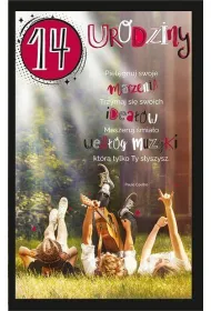 AbCard Kartka okoliczno�ciowa Urodziny 14 U92
