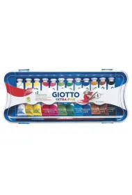 Farby plakatowe w tubkach 12 kolor�w GIOTTO