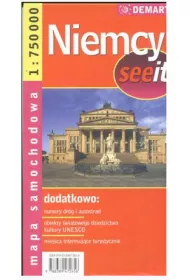 Niemcy 1:750 000 mapa samochodowa