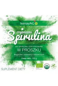 Kenay Organiczna Spirulina Suplement diety 100 g