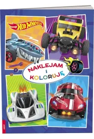 MATTEL HOT WHEELS. NAKLEJAM I KOLORUJ�