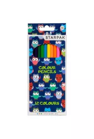 Starpak Kredki o��wkowe Sowy pude�ko 12 kolor�w