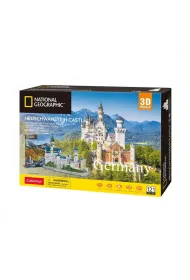 Puzzle 3D 121 el. National Geographic Zamek Neuschwanstein Cubic Fun