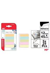 Mp Main Paper Zak�adki indeksuj�ce pastel 45x12mm 125 szt.