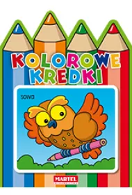 Sowa kolorowe kredki