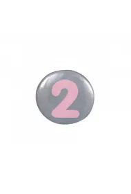 Przypinka 2,5Cm Cyfra 2
