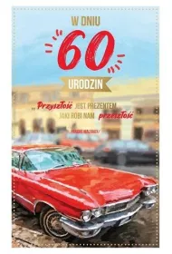 AbCard Kartka okoliczno�ciowa Urodziny 60 P15