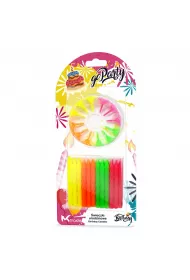 Mk Trade �wieczki urodzinowe fluo SH-149 24 szt.