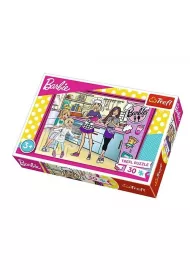 Puzzle 30 el. Wsp�lne gotowanie Barbie 18237 Trefl