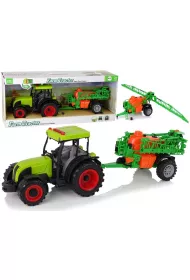 Traktor na baterie zielony LeanToys