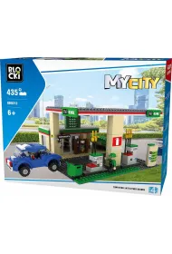Klocki Blocki MyCity Stacja Benzynowa 435 elem.