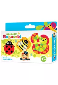 Puzzle Uk�adam robaczki Bright Junior Media