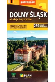Mapa - Dolny �l�sk 250 atrakcji turystycznych