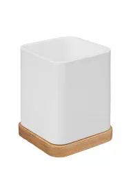 5five Simply Smart Kubek na szczoteczki Natureo White