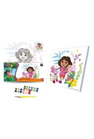 Malowanie po numera 30x30cm Dora Podr�niczka