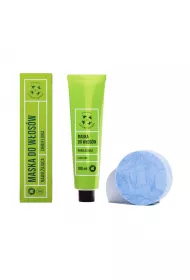 Mydlarnia 4 Szpaki Zestaw Maska do wosw - Chmielowa + delikatny szampon do wosw w kostce gratis 190 ml + 30 g