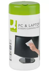 Q-connect �ciereczki do czyszczenia ekran�w tuba 100 szt.