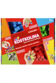 Pianka do modelowania Kostkolina 4kol czerwona ART AND PLAY 13080304